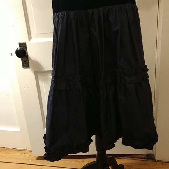 Mila Schon Due velvet & viscose party dress, 10 - Picture 3 of 8